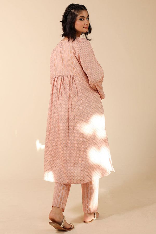Shadow Stitch Flared Set