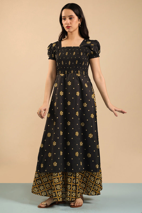 Sheehsakari Smocked Dress