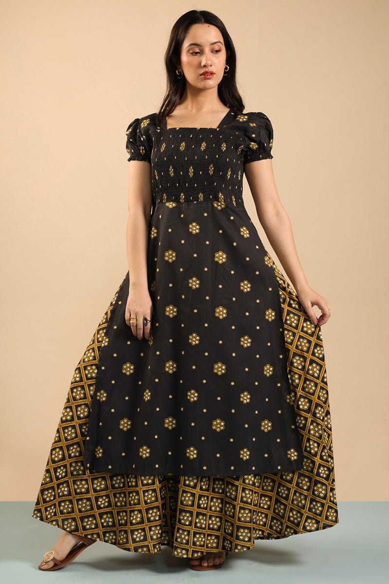 Sheehsakari Smocked Dress