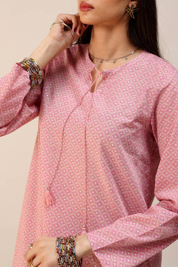 Shadow Stitch Gharara Set