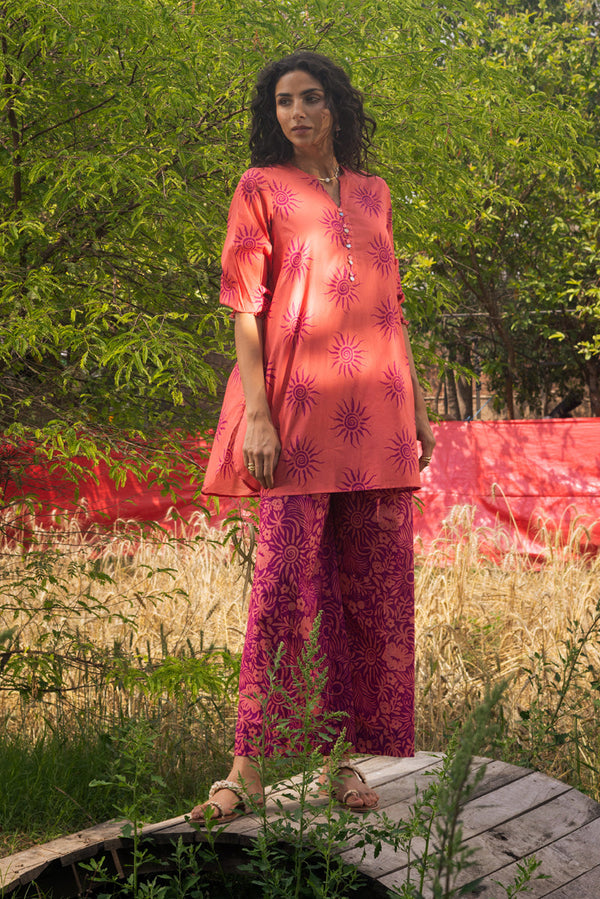 Sunbrust Printed Co-Ord Set