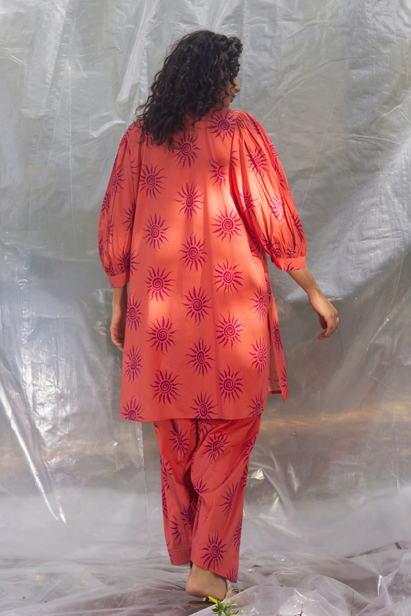 Sun Script Printed Set