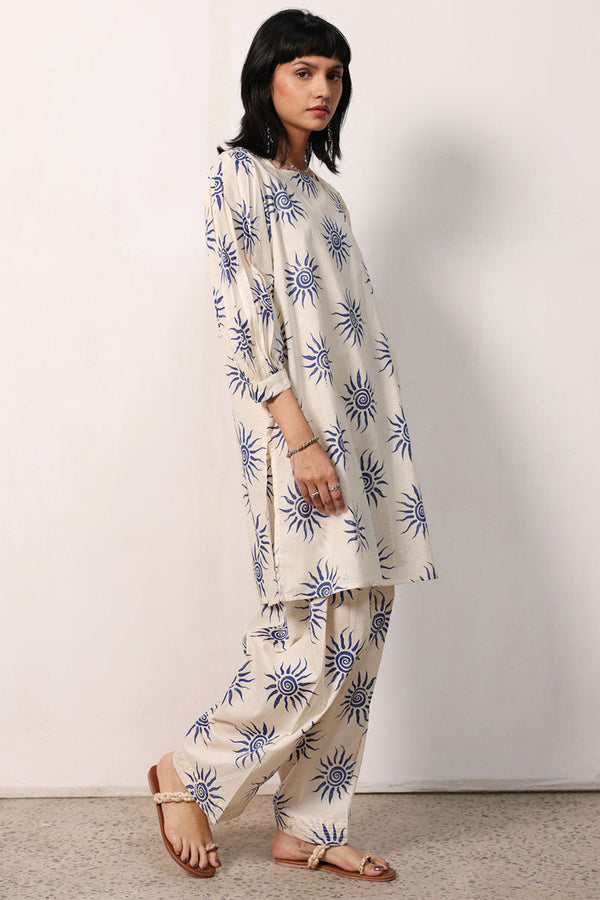 Sun Script Printed Set