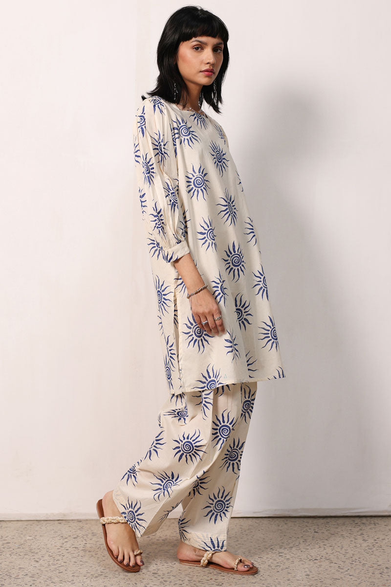 Sun Script Printed Set