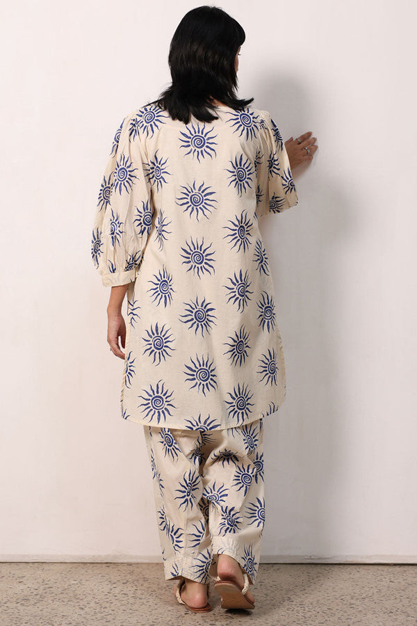 Sun Script Printed Set