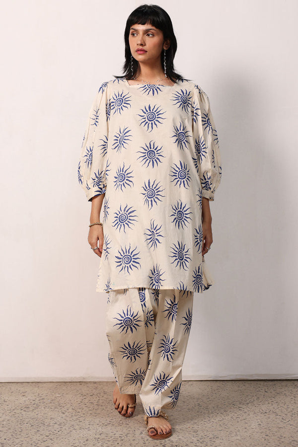 Sun Script Printed Set