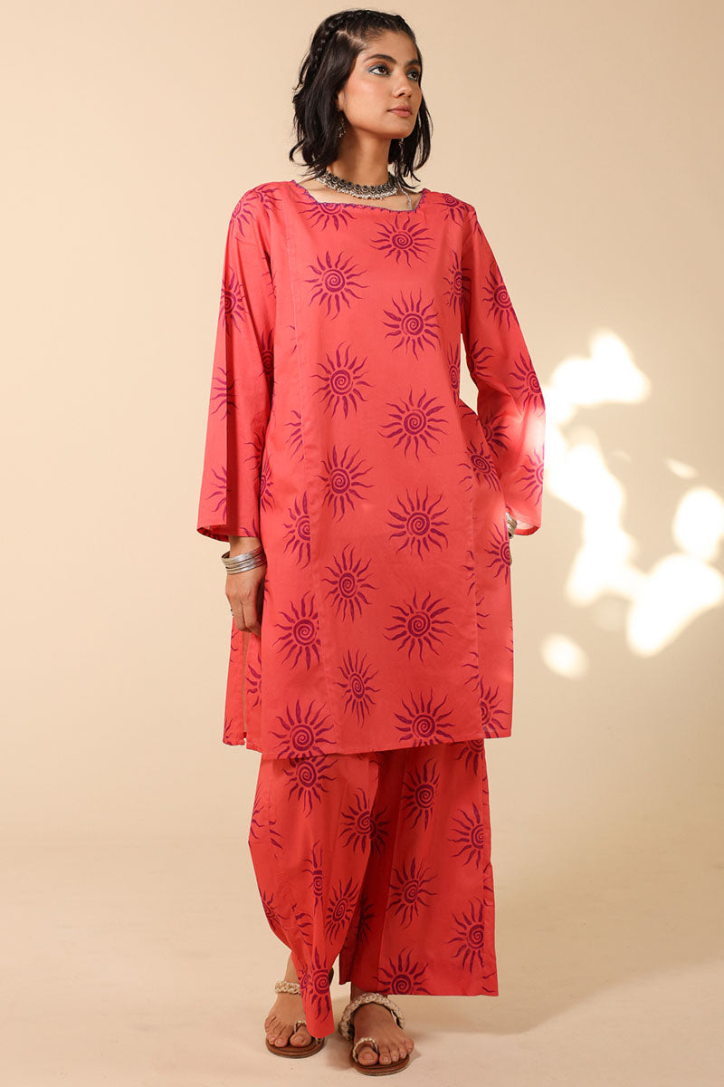 Sunburst Printed Matching Set
