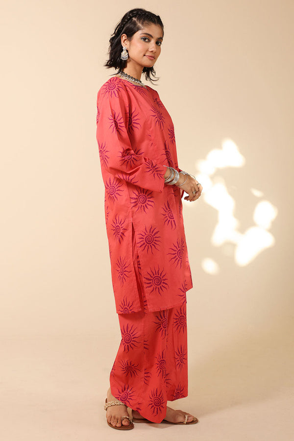 Sunburst Printed Matching Set