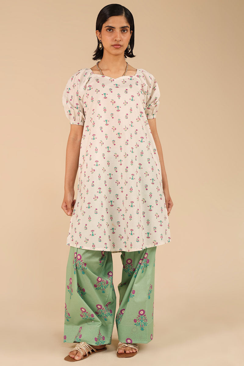 Printed Shabnam Farshi Set