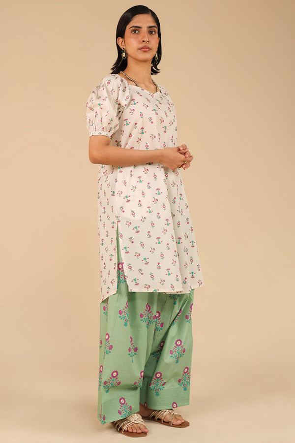 Printed Shabnam Farshi Set