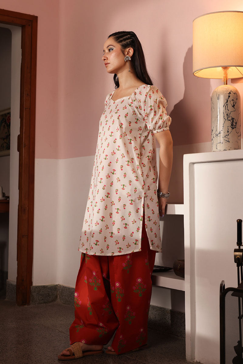 Printed Shabnam Farshi Set