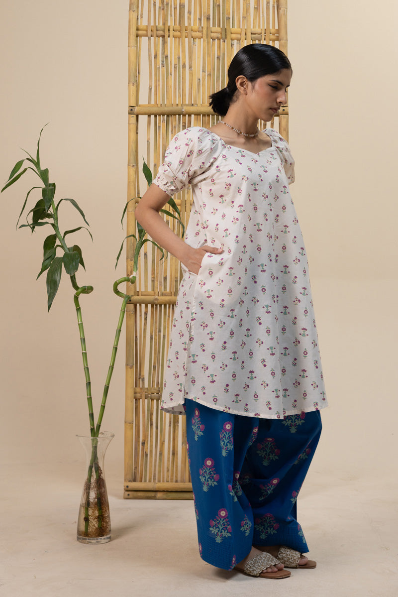 Printed Shabnam Farshi Set