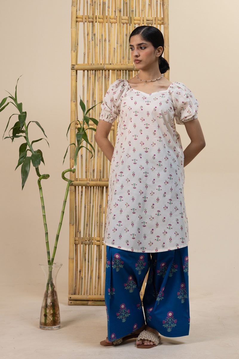 Printed Shabnam Farshi Set