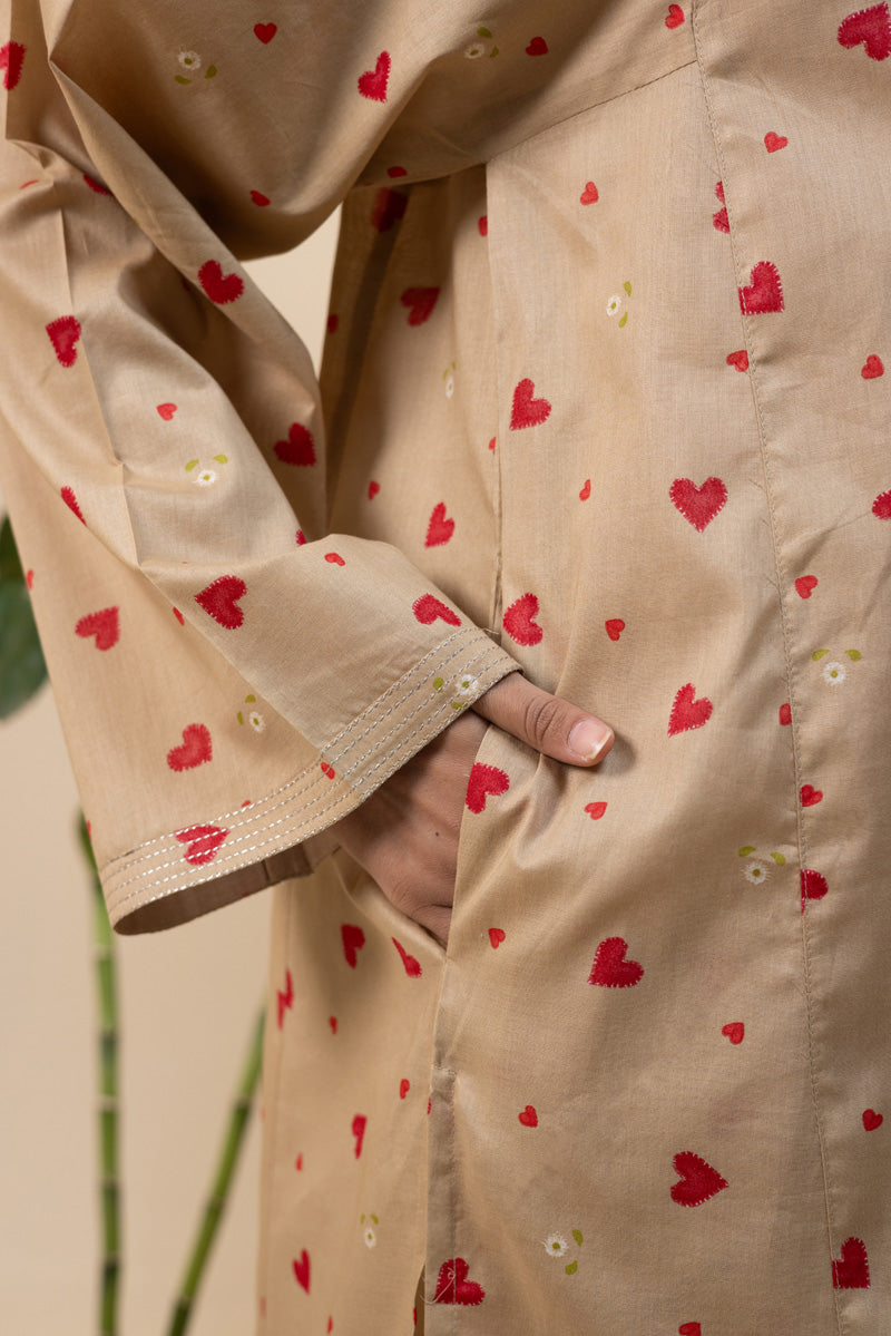 Gulrukh Heart Printed Set
