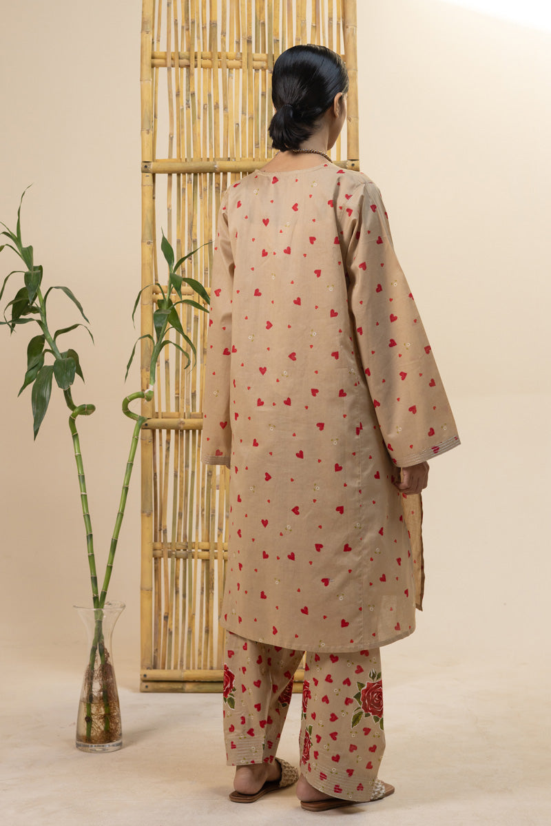 Gulrukh Heart Printed Set