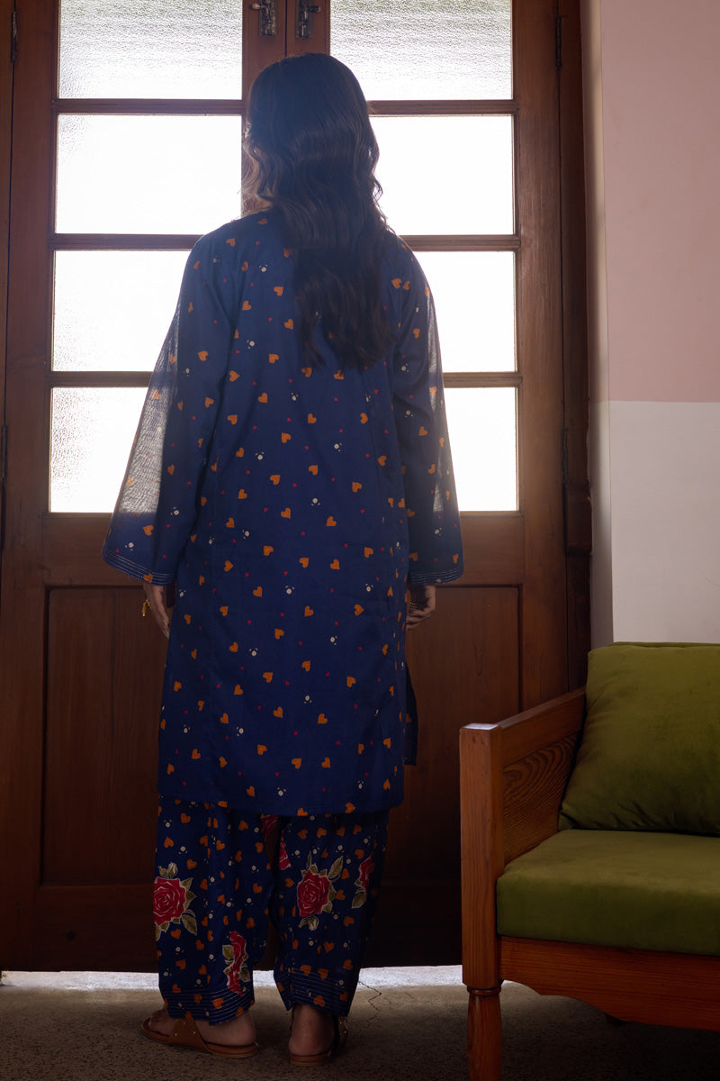Gulrukh Heart Printed Set