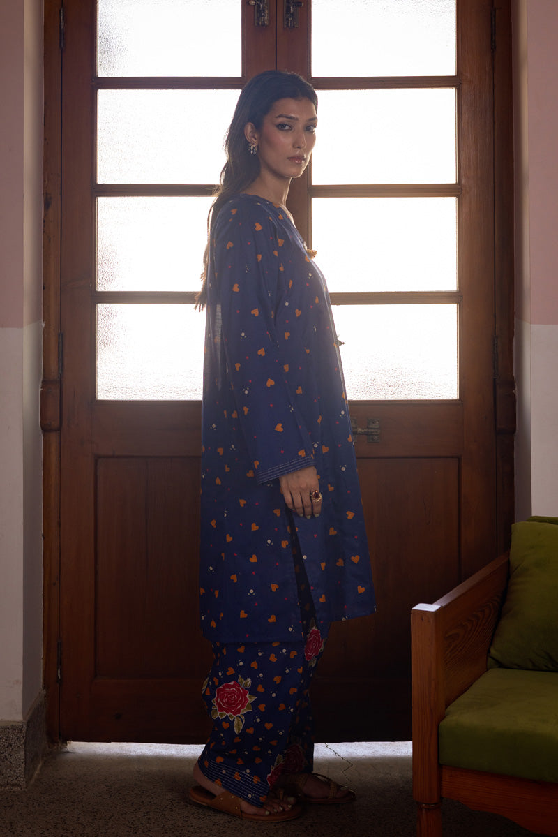 Gulrukh Heart Printed Set