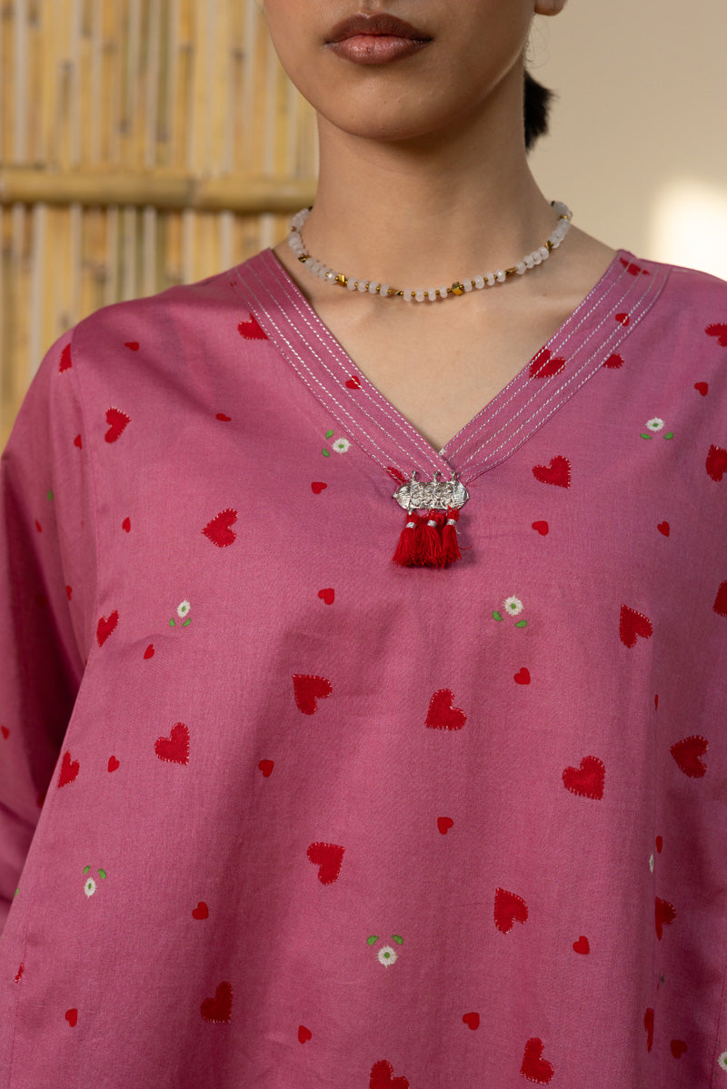 Gulrukh Heart Printed Set