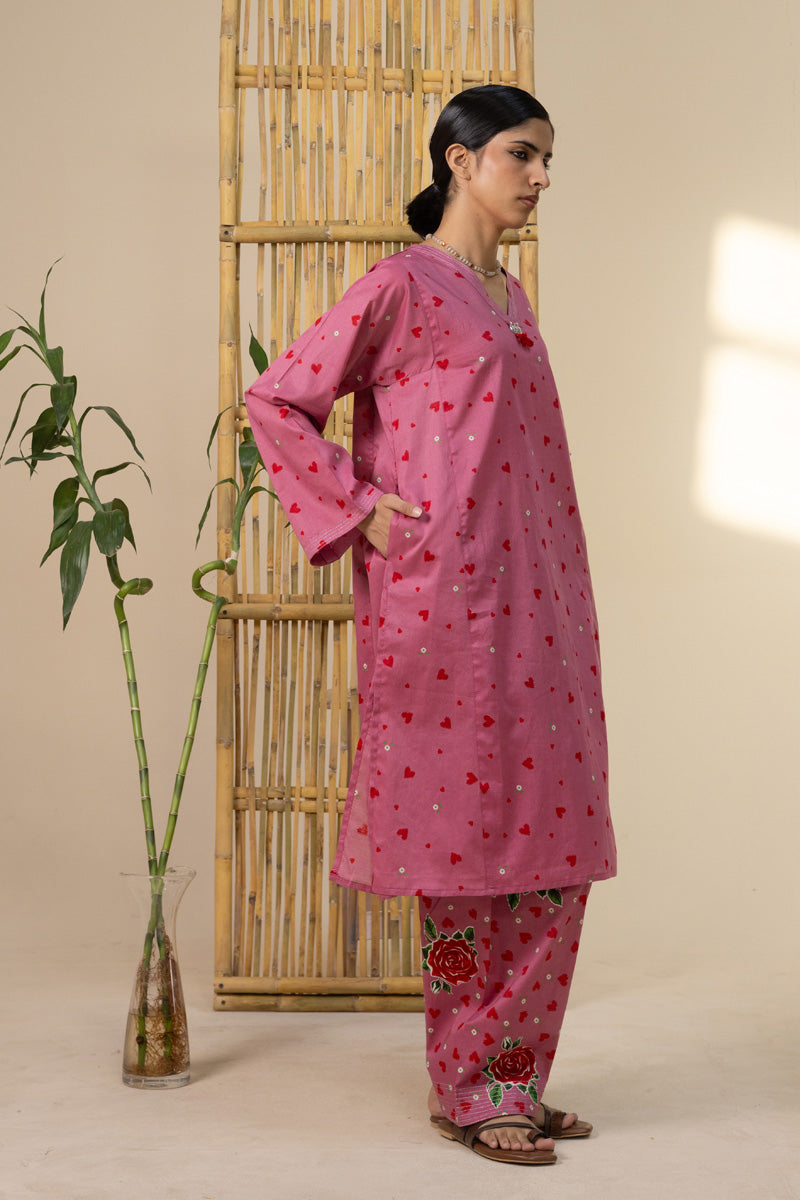 Gulrukh Heart Printed Set