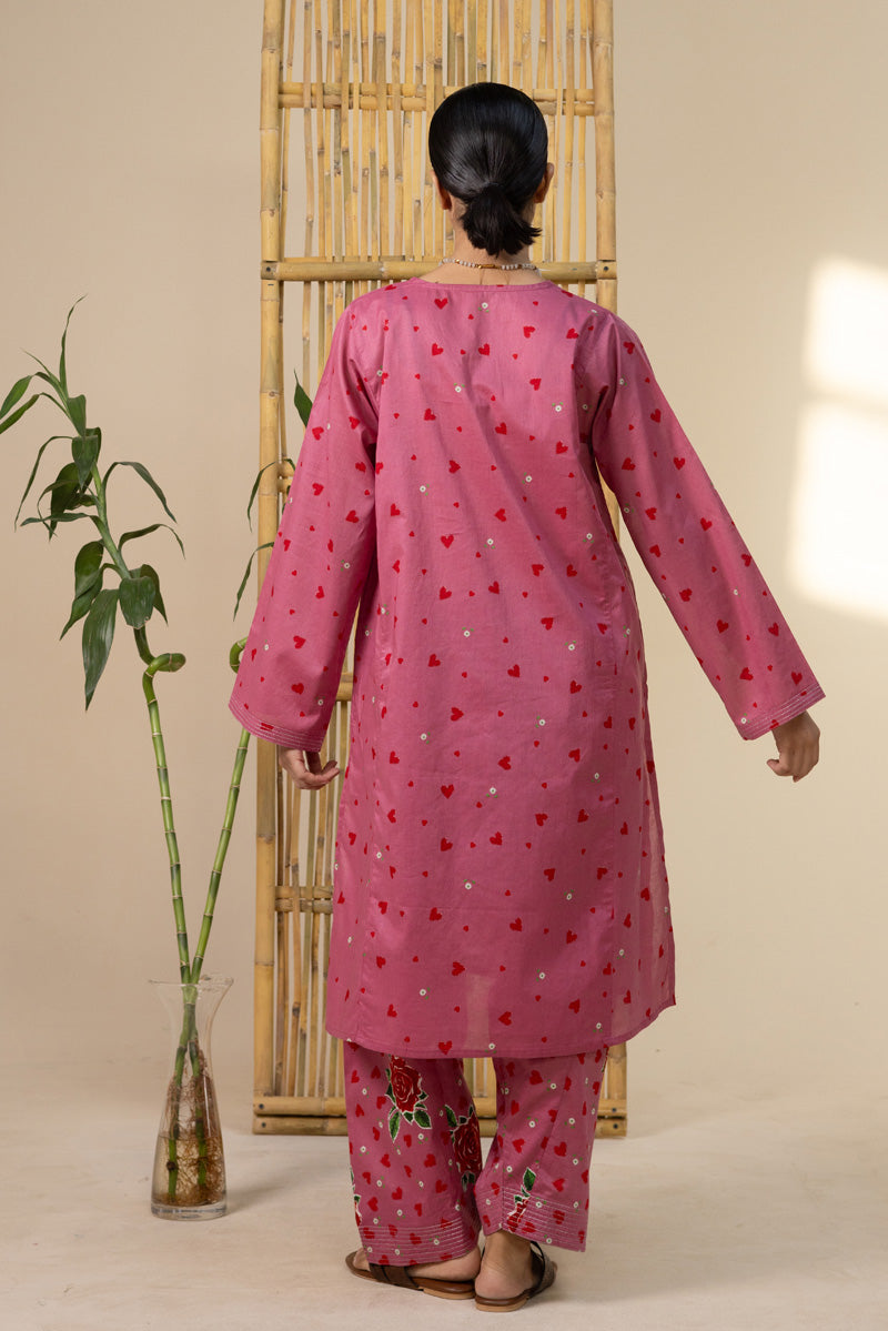 Gulrukh Heart Printed Set