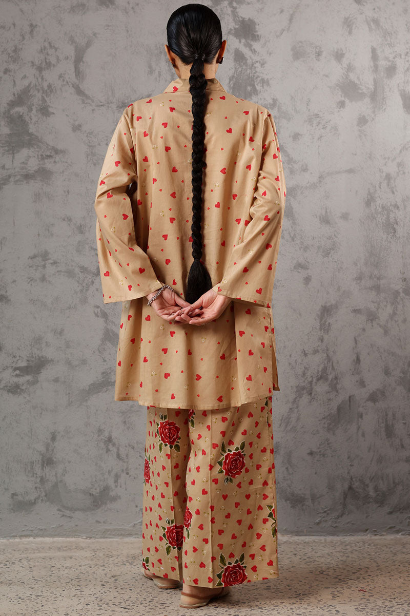 Gulrukh Heart Printed Set