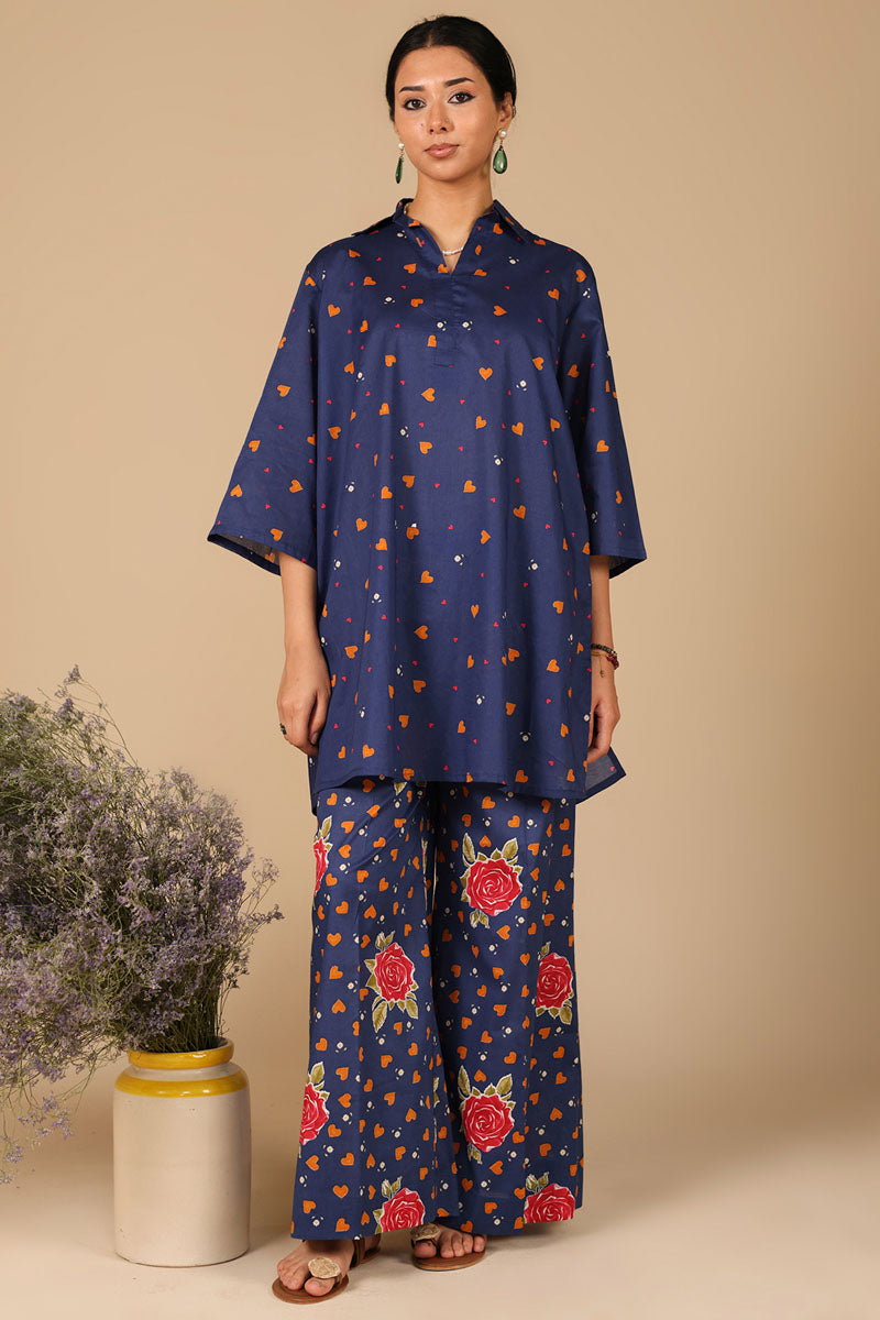 Gulrukh Heart Printed Set