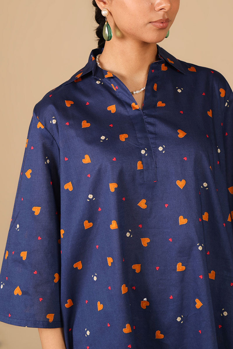 Gulrukh Heart Printed Set
