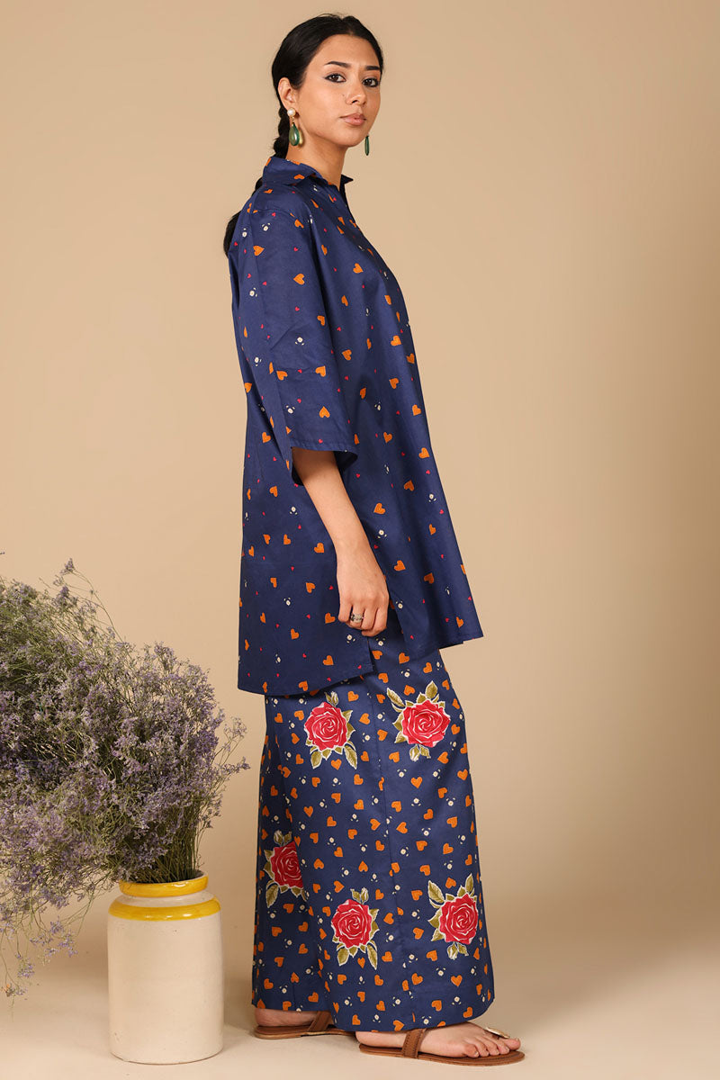 Gulrukh Heart Printed Set