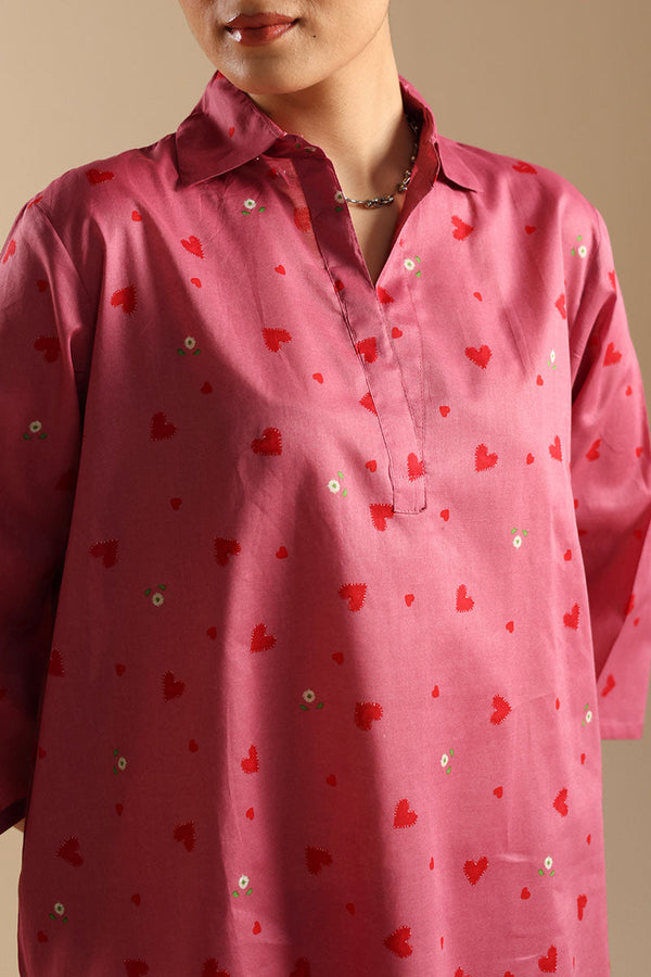 Gulrukh Heart Printed Set