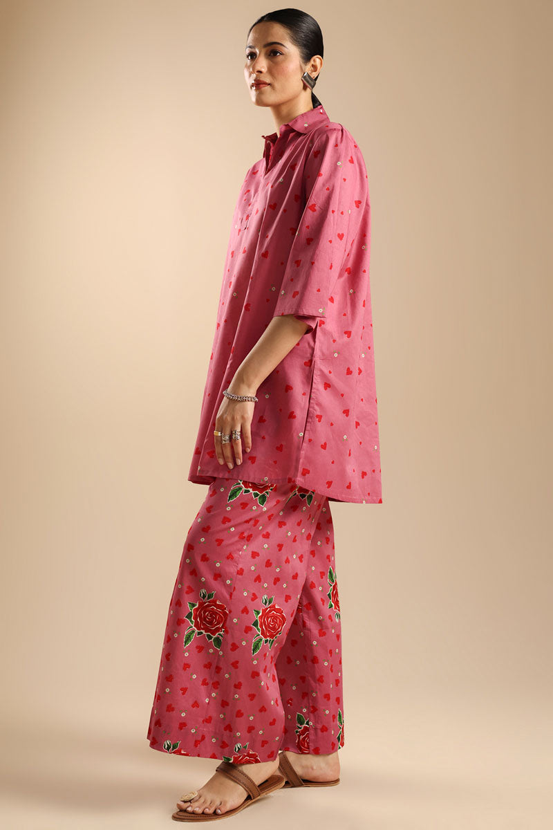 Gulrukh Heart Printed Set