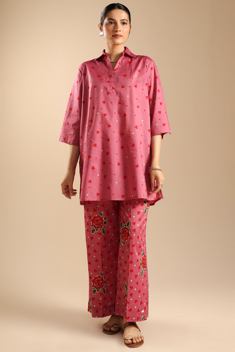 Gulrukh Heart Printed Set