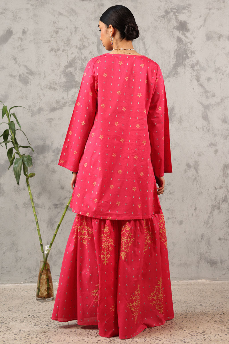 Gilded Mukesh Skirt Set