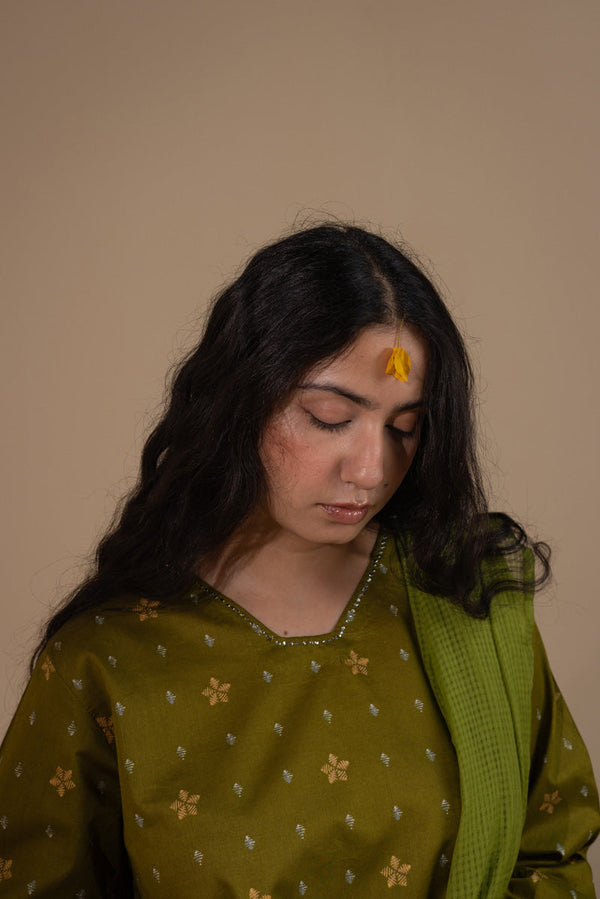 Printed Mukesh Muse Set