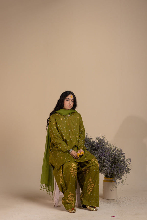Printed Mukesh Muse Set
