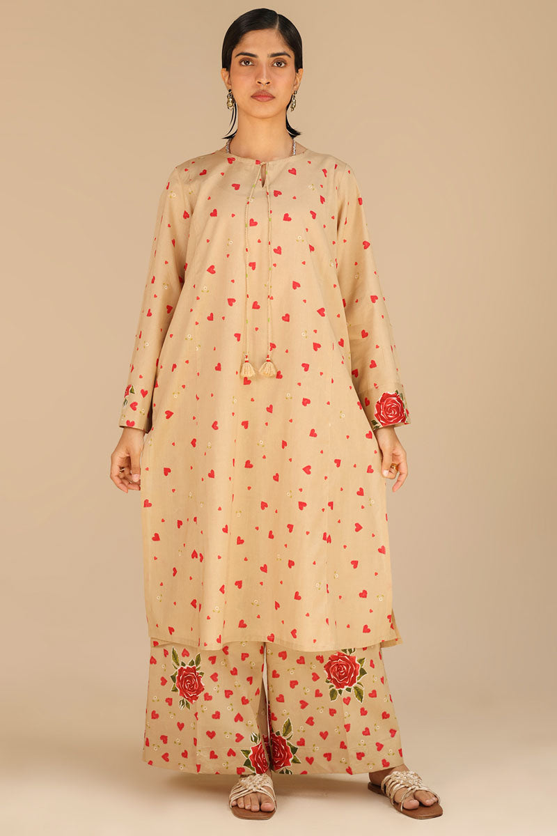 Gulrukh Tasseled Set