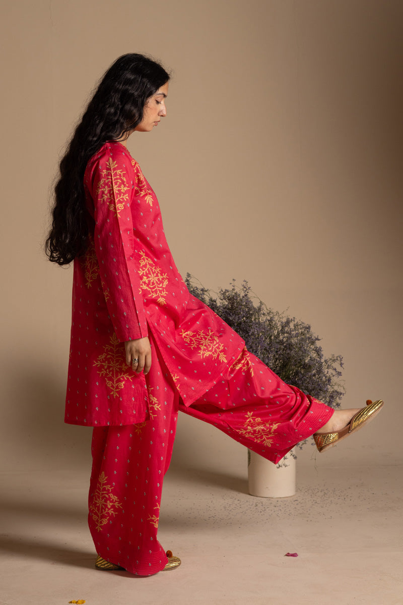 Printed Mukesh Muse Set