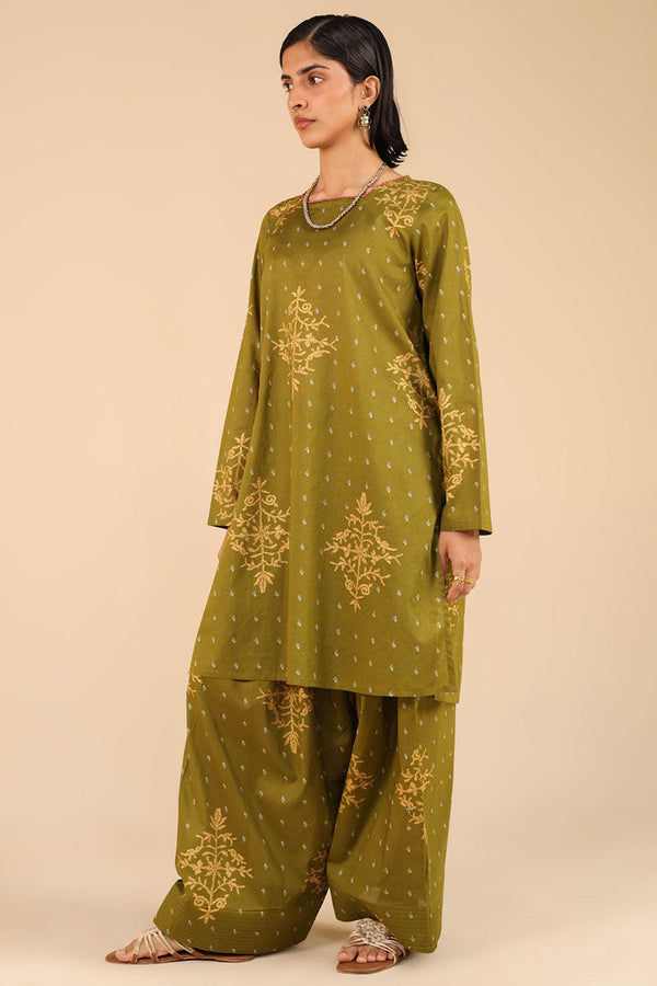 Printed Mukesh Muse Set