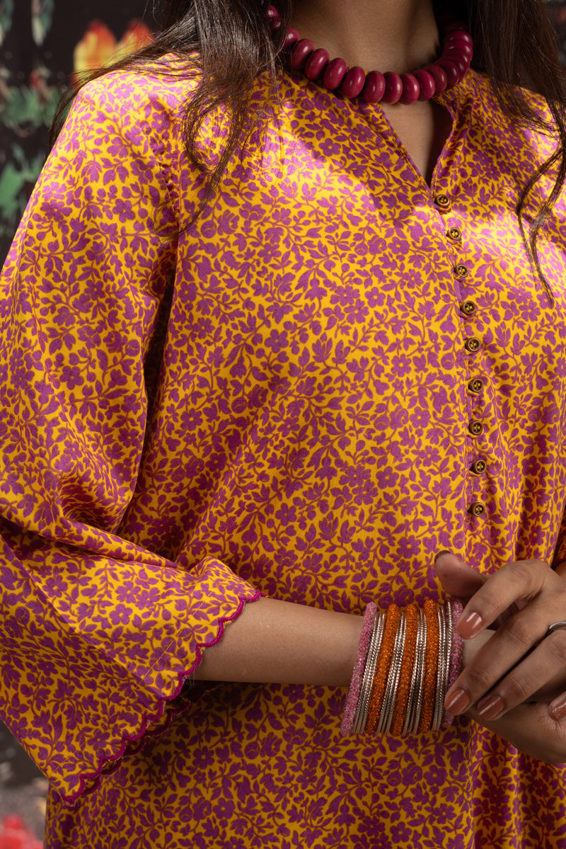 Printed Phulkari Edit Set