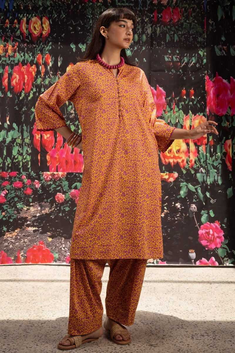 Printed Phulkari Edit Set