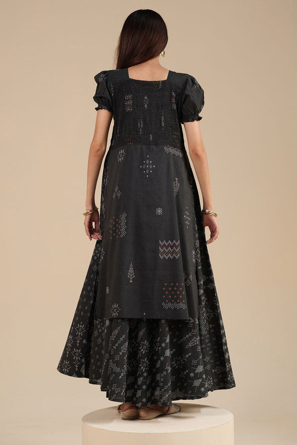 Beaded Whisper Smocked Dress