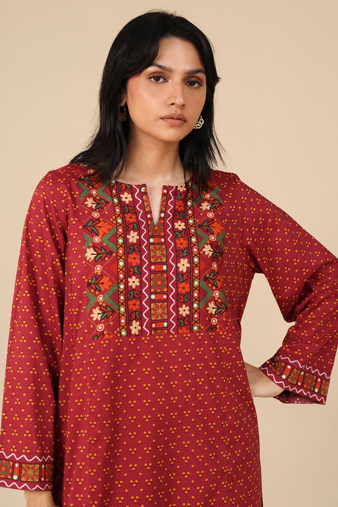 Printed Mosaic Duo-Set