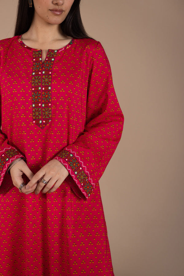 Printed Bandhani Set