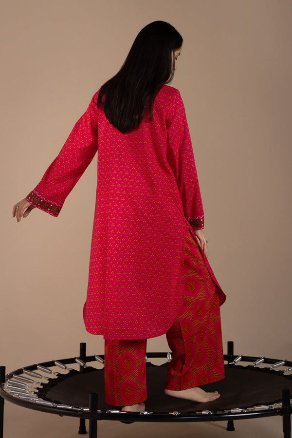 Printed Bandhani Set