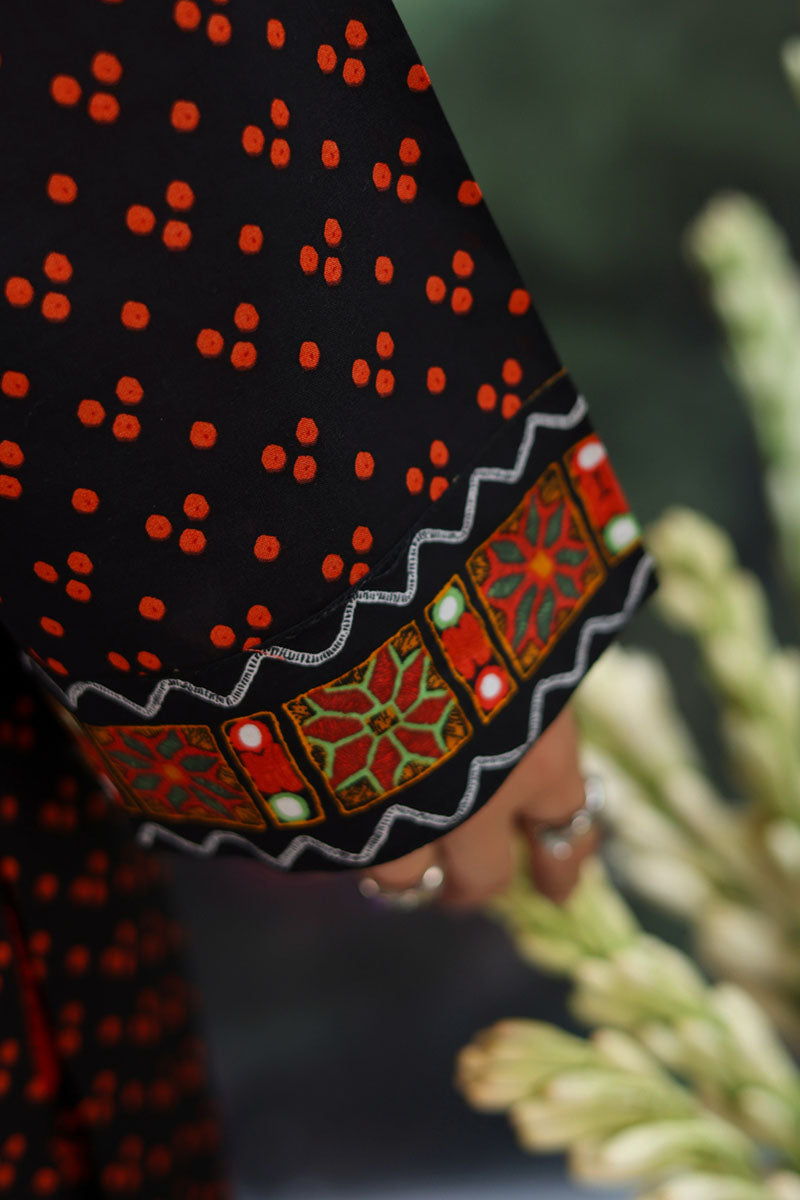 Printed Bandhani Set