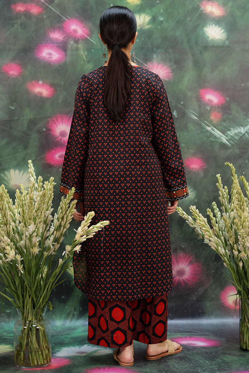 Printed Bandhani Set