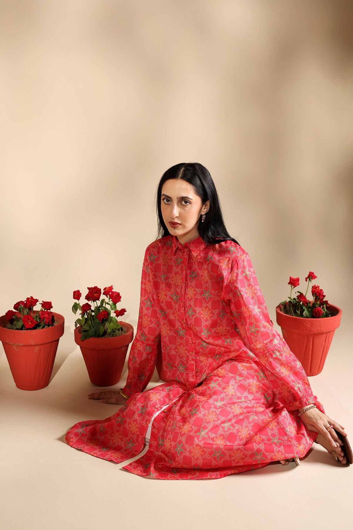 Floral Mosaic Shirt