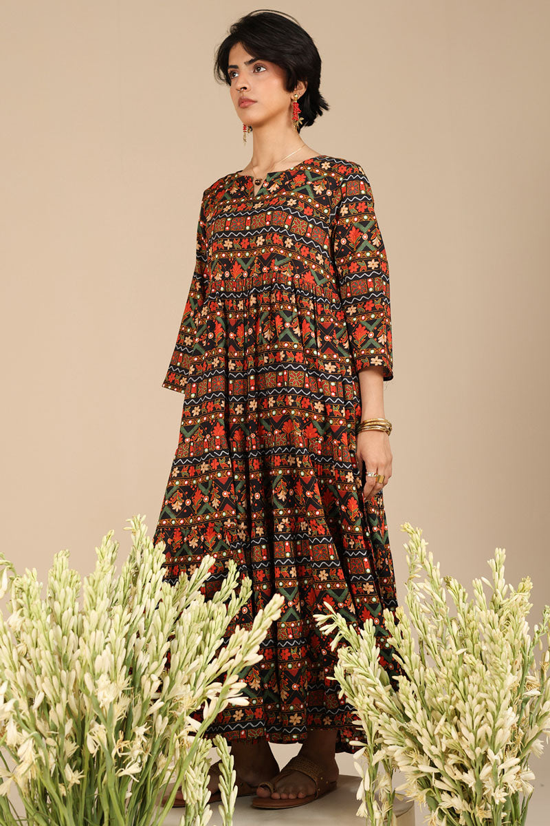 Mosaic Printed Dress