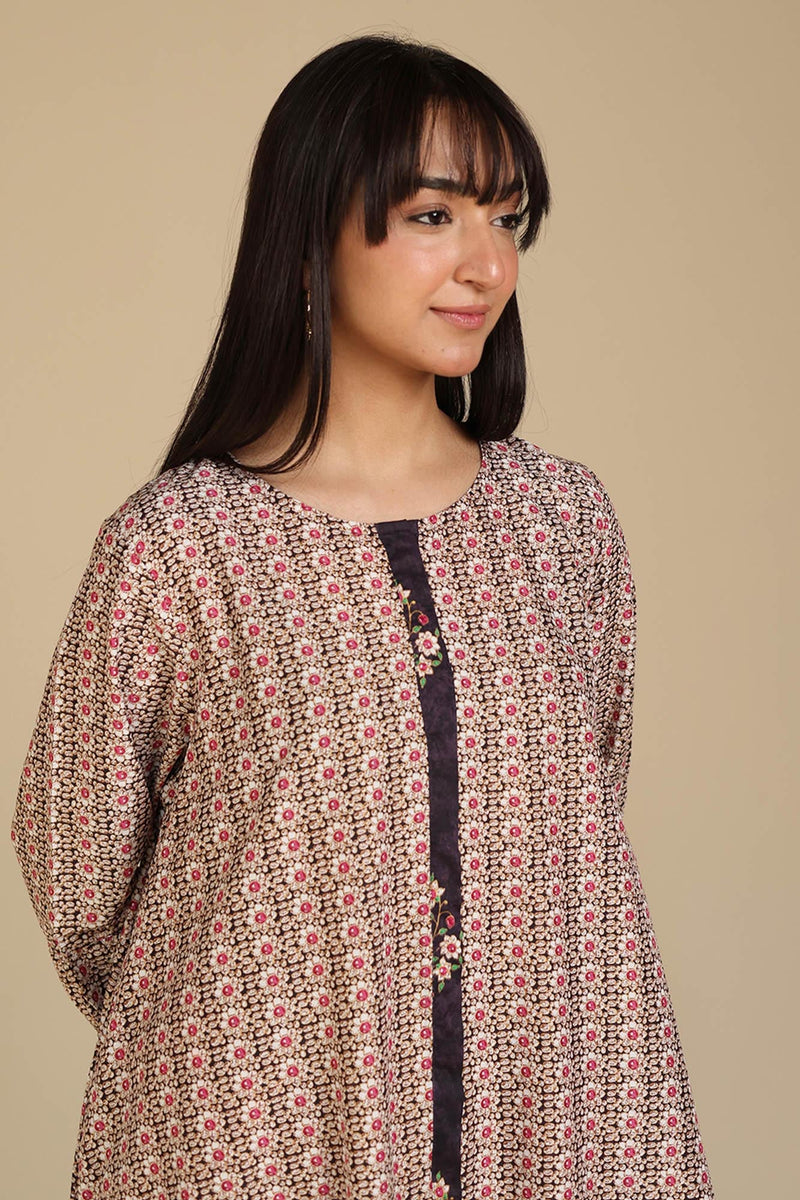Phool Printed Kaftan