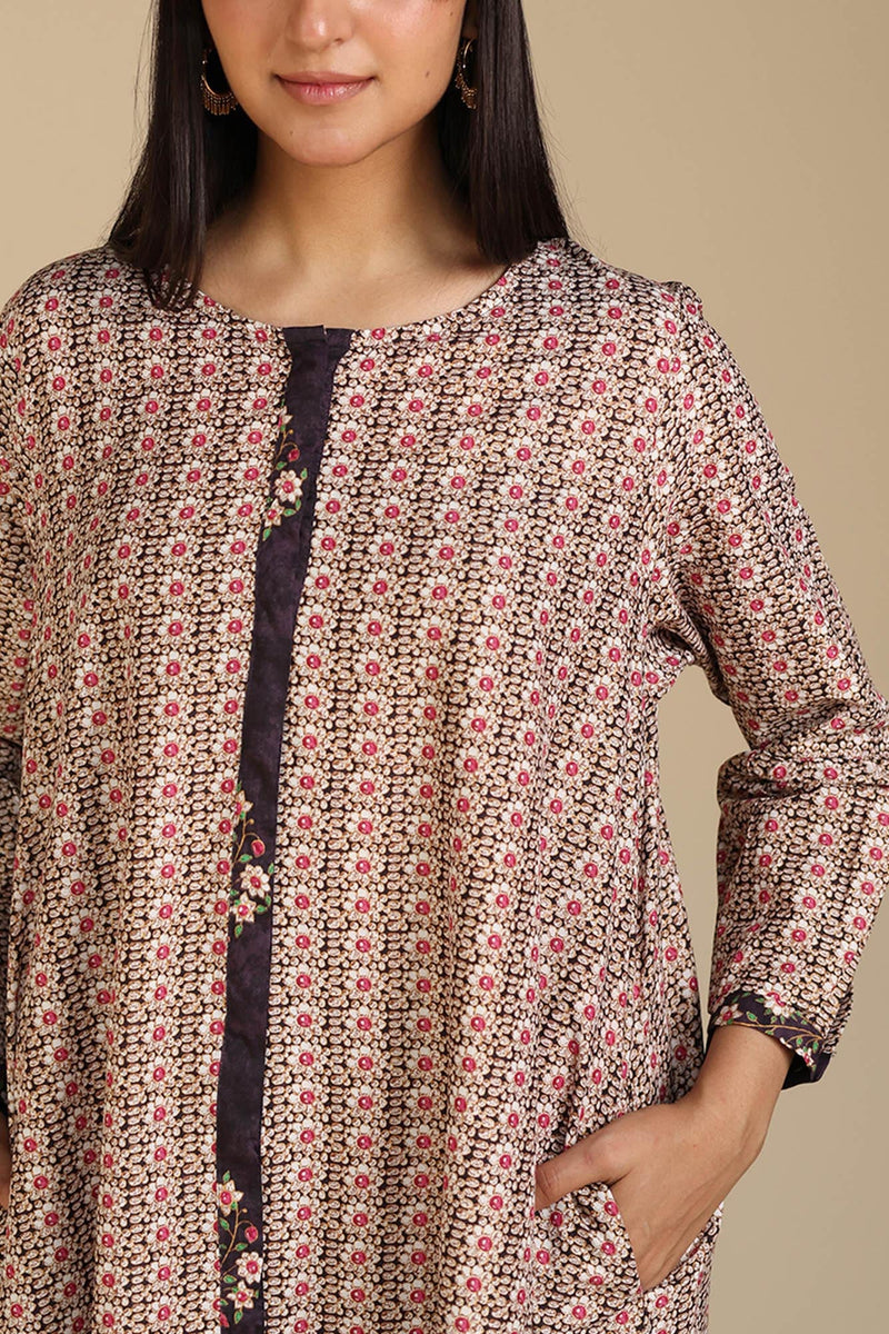 Phool Printed Kaftan