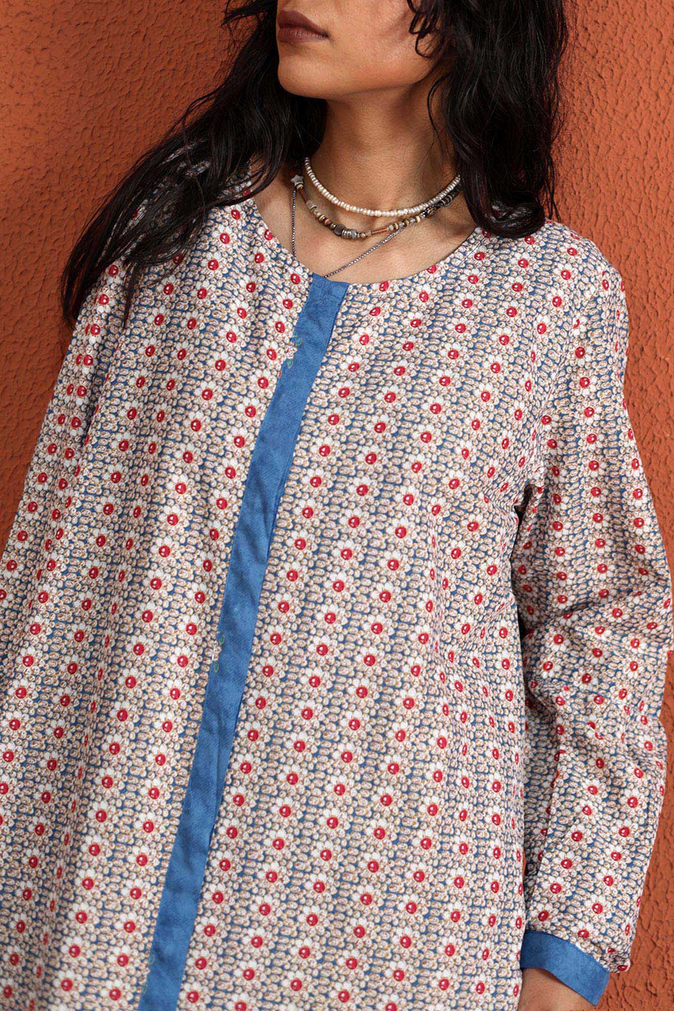 Phool Printed Kaftan